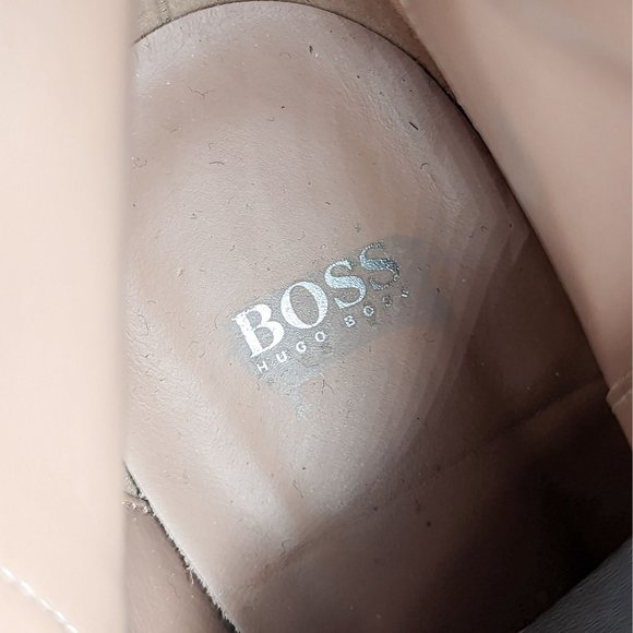 Hugo by Hugo Boss Women Silver Hardware Leather dressy Boots Size 9.5US EUR40 - Picture 5 of 12